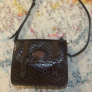 Emporio Armani Dark Brown Crossbody Bag
